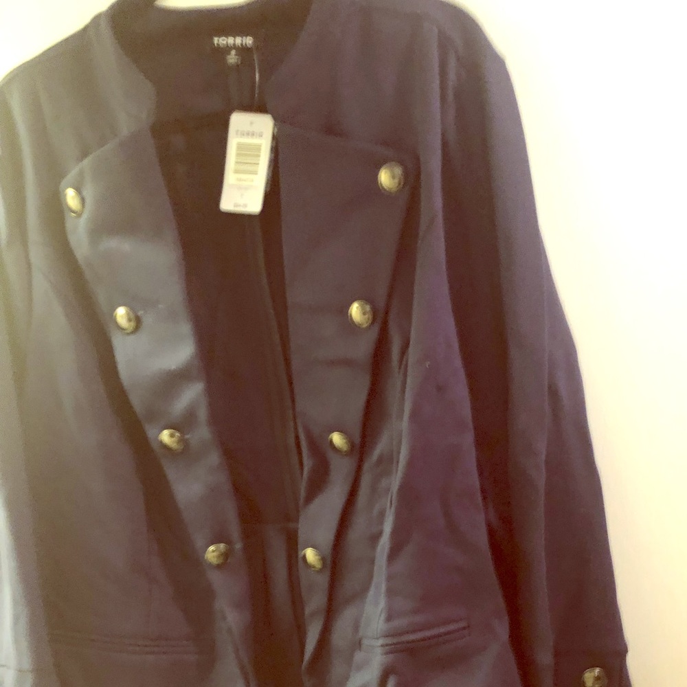 4x torrid navy blazer (NWT)